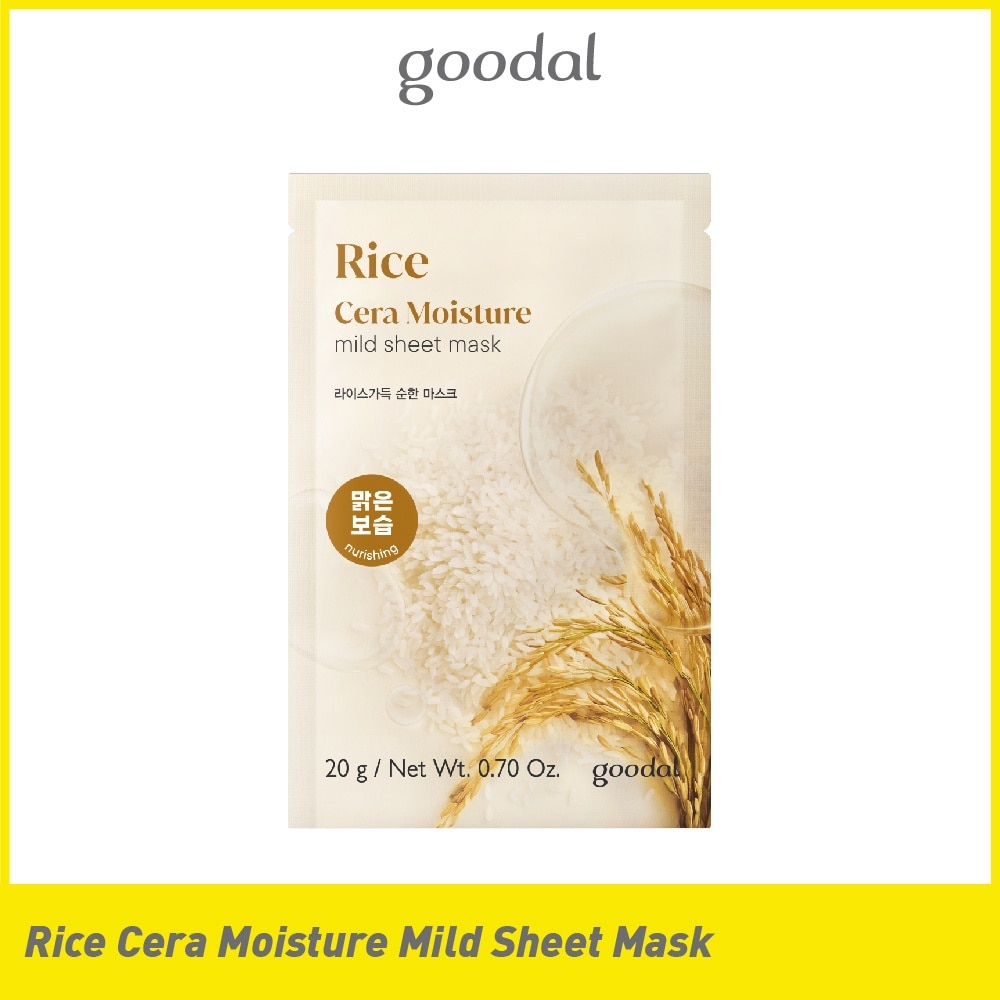Rice Cera Moisture Mild Sheet Mask 1s