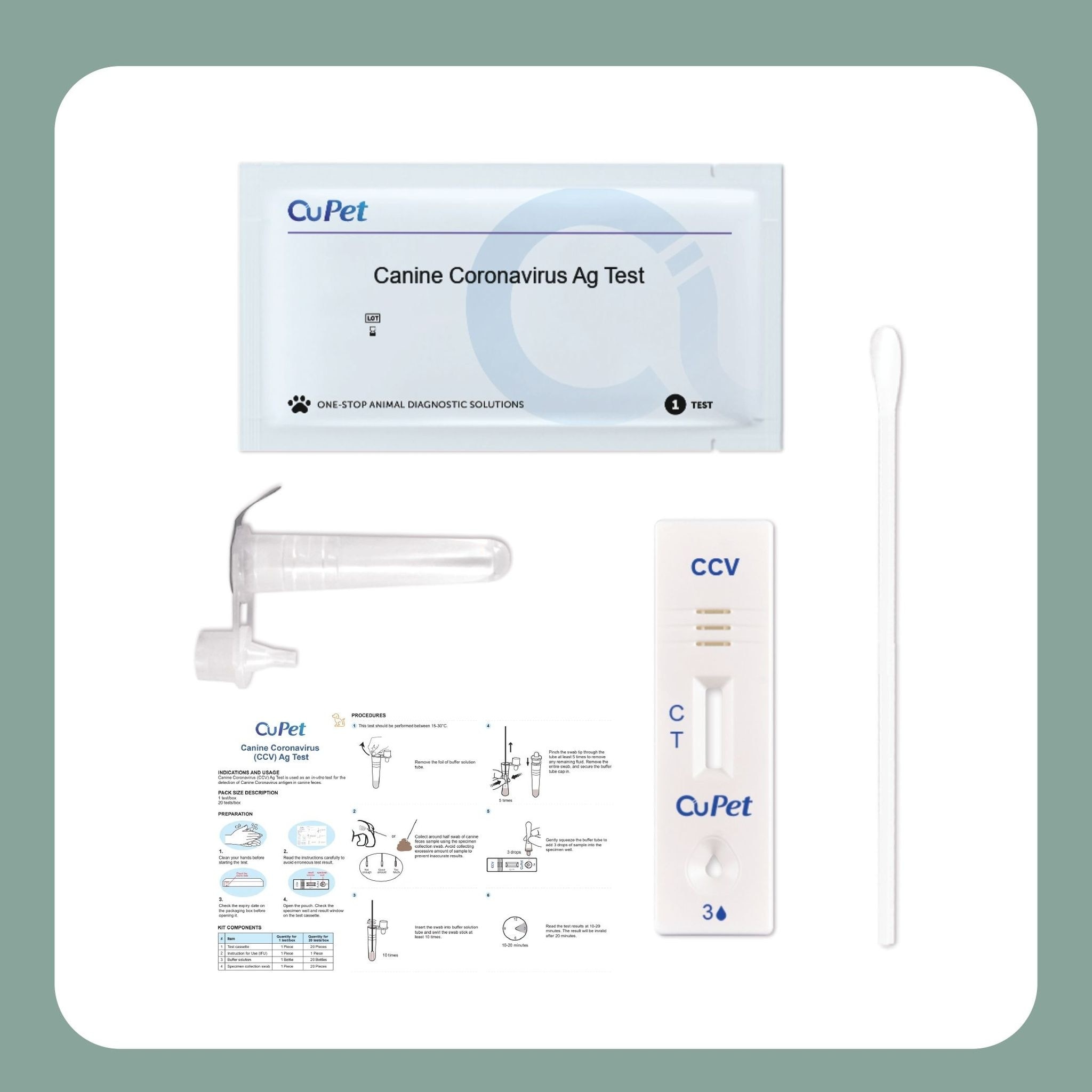 Canine Coronavirus (CCV) Ag Test 1s