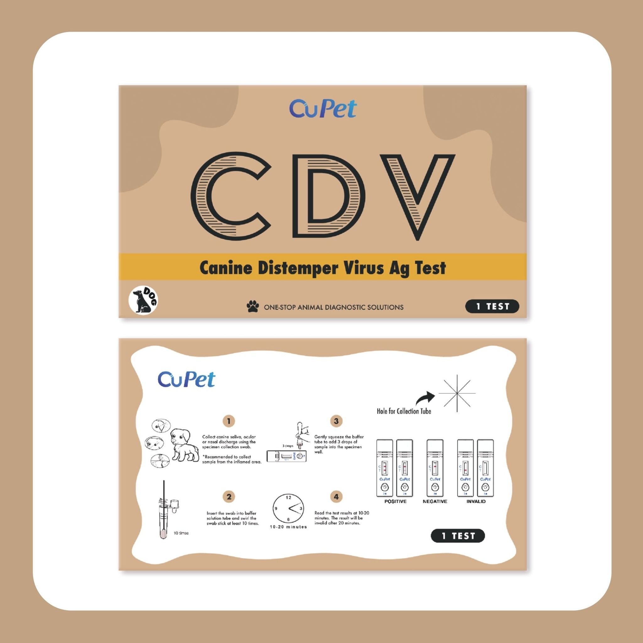 Canine Distemper Virus (CDV) Ag Test 1s