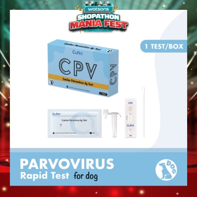 CUPETS - Canine Parvovirus (CPV) Ag Test 1s (Expiry: Apr`2027)
