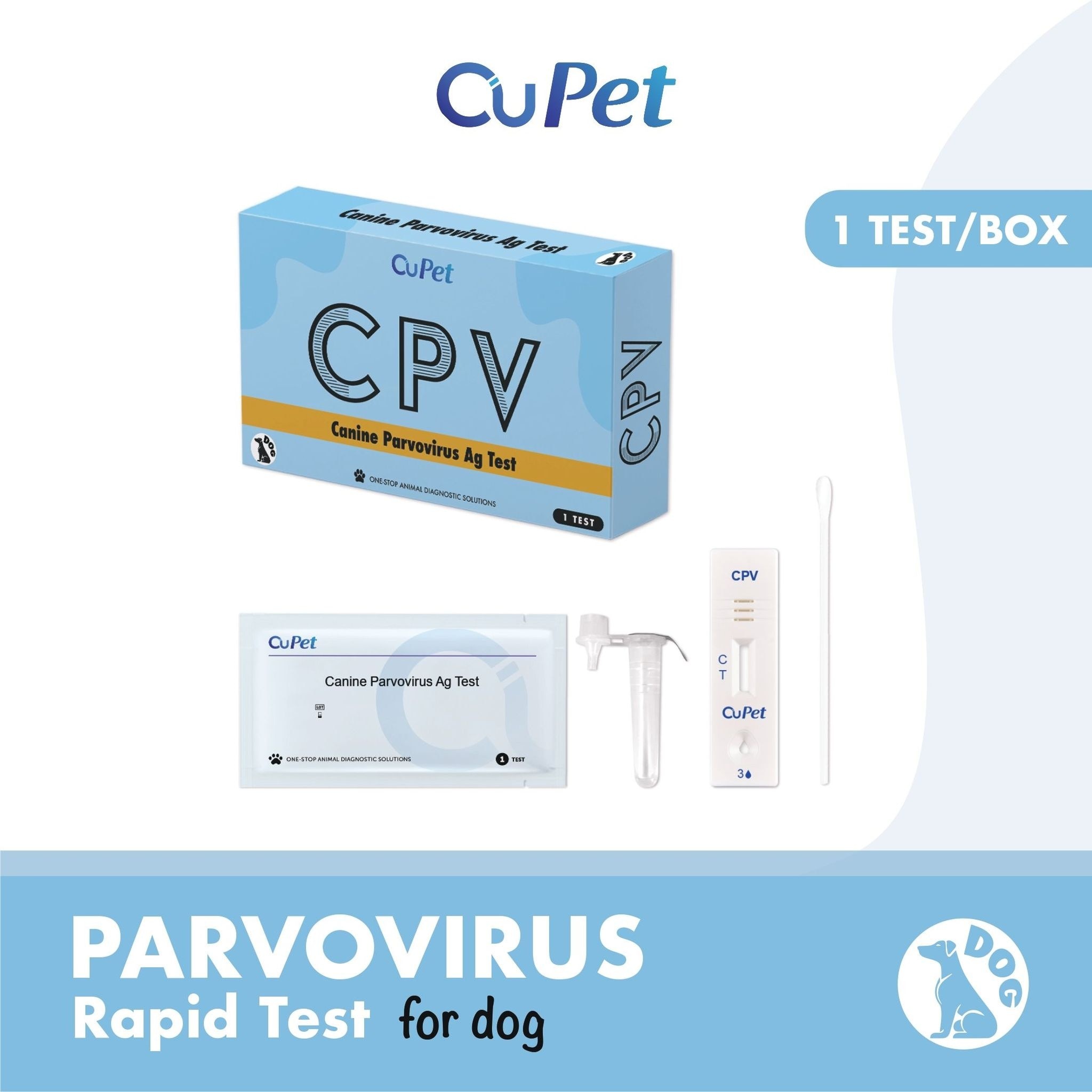 Canine Parvovirus (CPV) Ag Test 1s