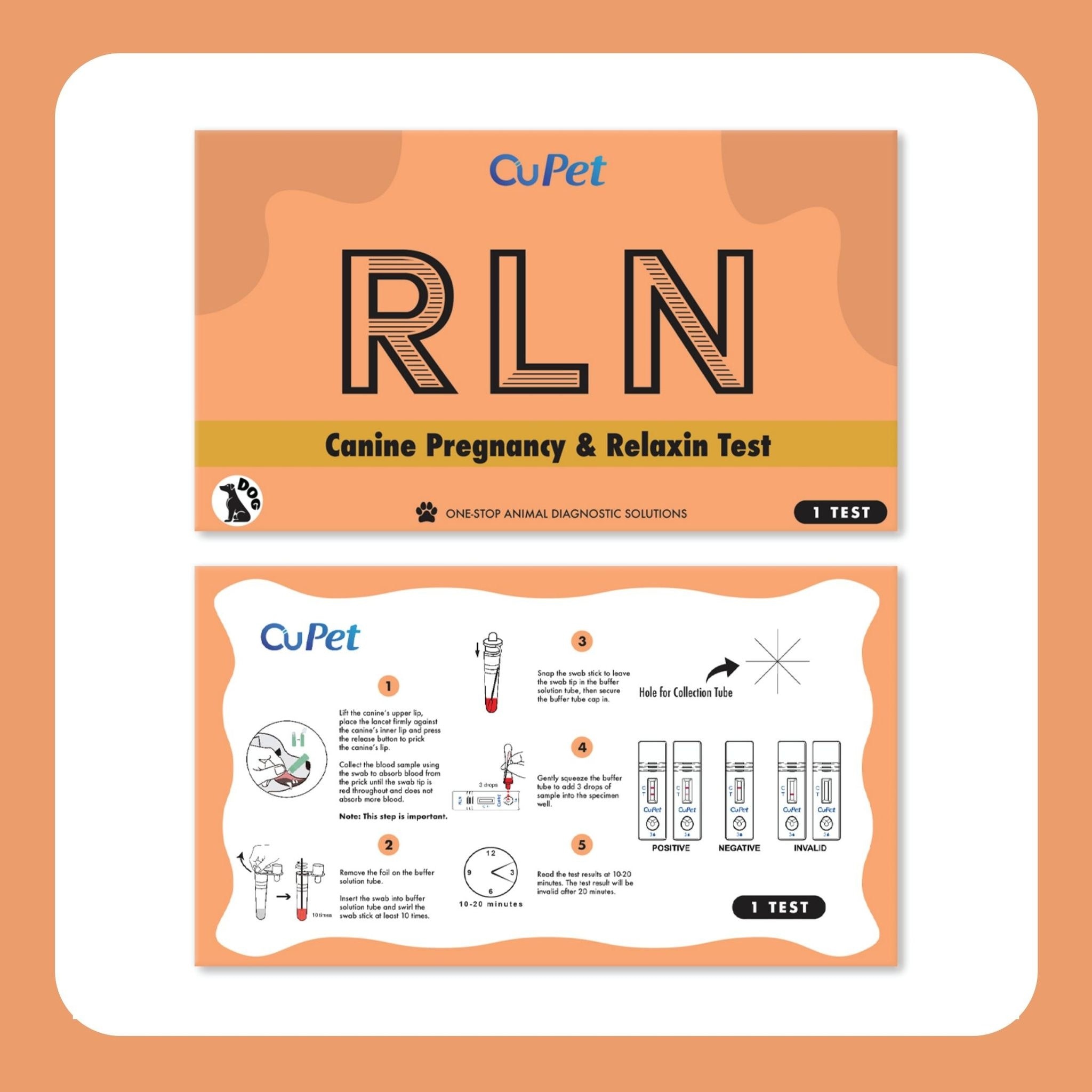Canine Pregnancy & Relaxin (RLN) Test 1s