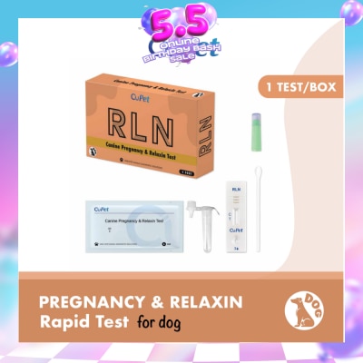 CUPETS - Canine Pregnancy & Relaxin (RLN) Test 1s (Expiry: Apr`2027)