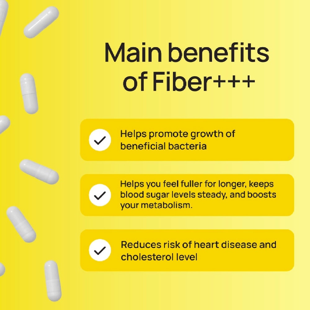 Fiber+++ Daily Support For The Gut Microbiome 8g x 14s