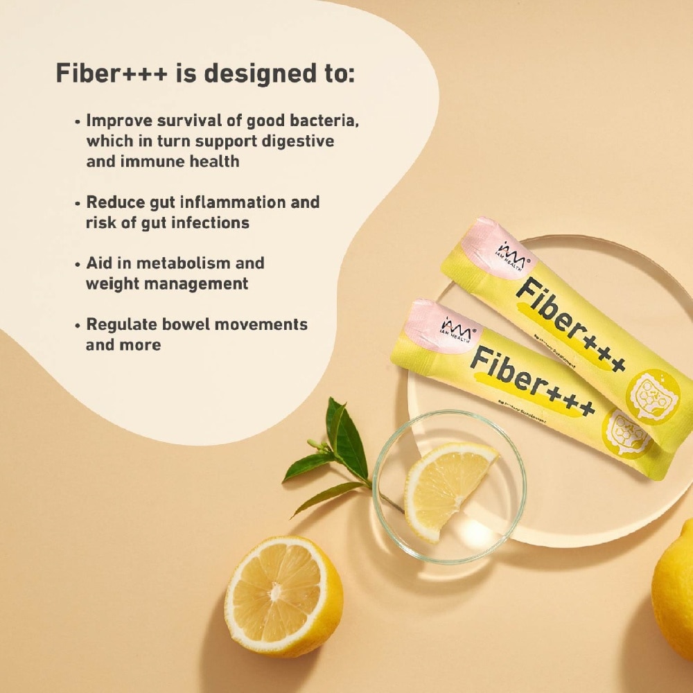 Fiber+++ Daily Support For The Gut Microbiome 8g x 14s