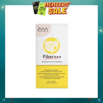 IAM HEALTH - Fiber+++ Daily Support For The Gut Microbiome 8g x 14s