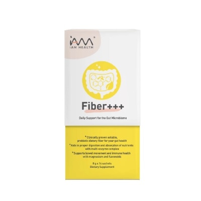 IAM HEALTH - Fiber+++ Daily Support For The Gut Microbiome 8g x 14s