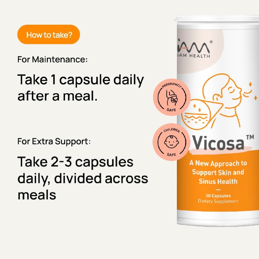 Vicosa™ Skin And Sinus Health Support 30 Capsule