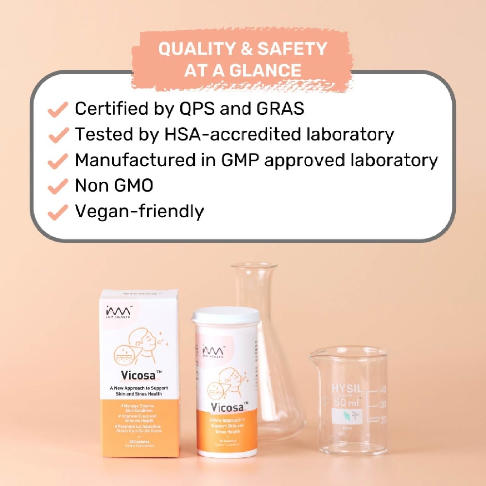 Vicosa™ Skin And Sinus Health Support 30 Capsule