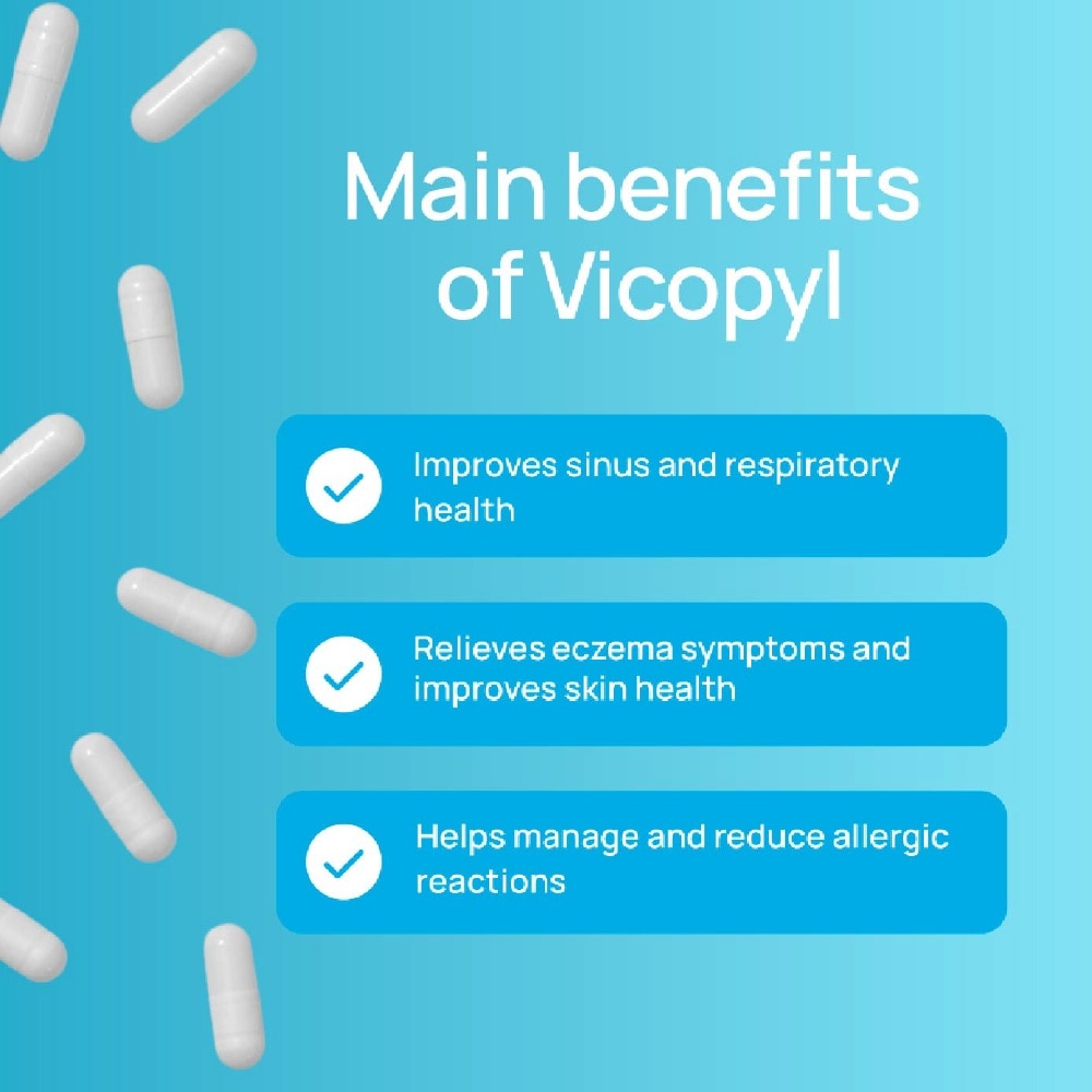 Vicopyl® For Common Gastric Infection 30 Capsule