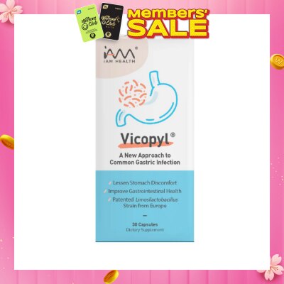 IAM HEALTH Vicopyl® For Common Gastric Infection 30 Capsule
