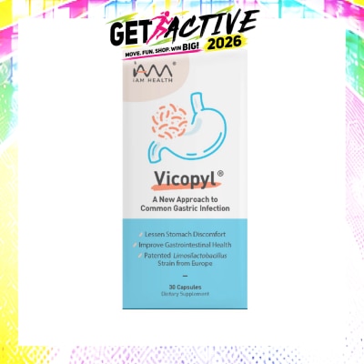 IAM HEALTH - Vicopyl® For Common Gastric Infection 30 Capsule image