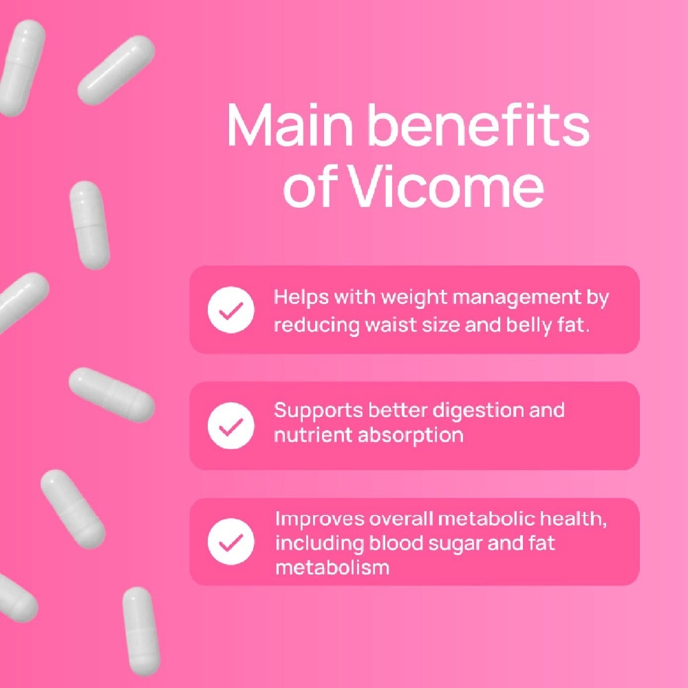 Vicome™ For Improve Metabolic Health 30 Capsule