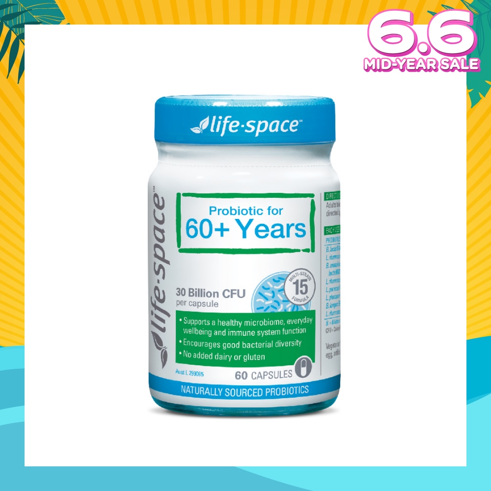 Probiotic For 60+ Years 30 Billion CFU Capsule 60s