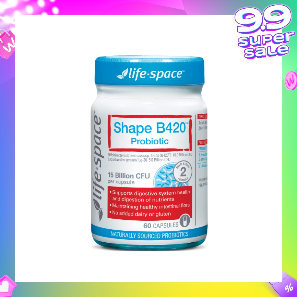 Shape B420 Probiotic 15 Billion CFU Capsule 60s