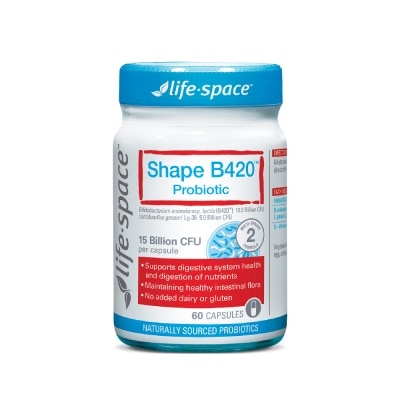 LIFE SPACE Shape B420 Probiotic 15 Billion CFU Capsule 60s