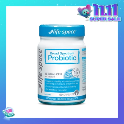LIFE SPACE Broad Spectrum Probiotic 32 Billion CFU Capsule 60s