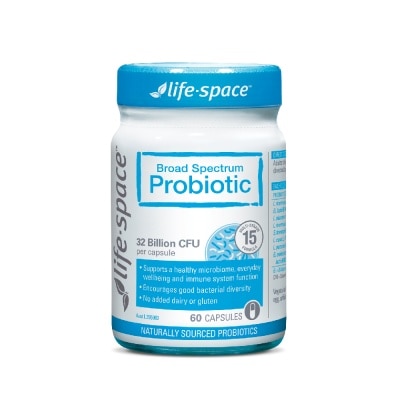 LIFE SPACE Broad Spectrum Probiotic 32 Billion CFU Capsule 60s