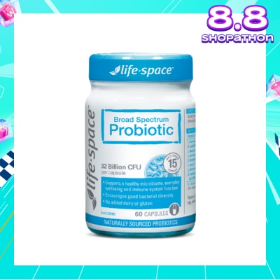 LIFE SPACE Broad Spectrum Probiotic 32 Billion CFU Capsule 60s