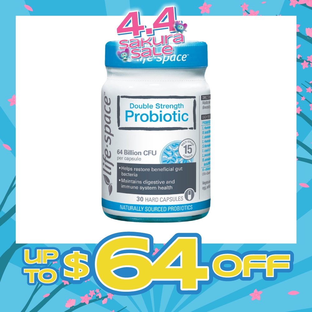 Double Strength Probiotic 64 Billion CFU Hard Capsule 30s