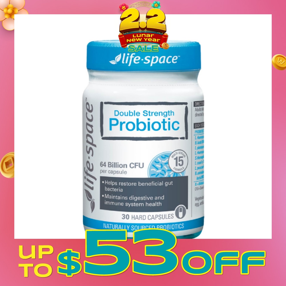 Double Strength Probiotic 64 Billion CFU Hard Capsule 30s