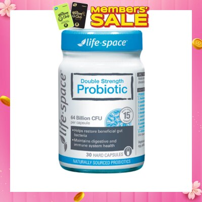 LIFE SPACE Double Strength Probiotic 64 Billion CFU Hard Capsule 30s