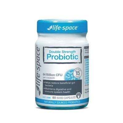 LIFE SPACE Double Strength Probiotic 64 Billion CFU Hard Capsule 60s