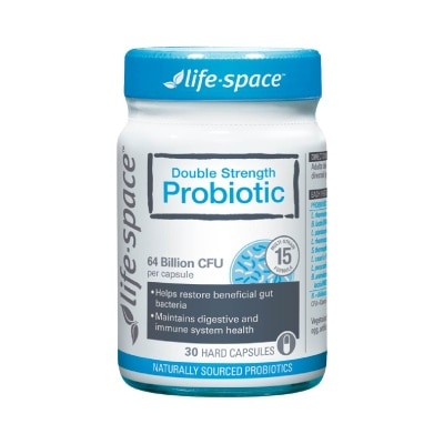 LIFE SPACE Double Strength Probiotic 64 Billion CFU Hard Capsule 30s