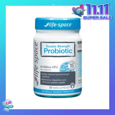 LIFE SPACE Double Strength Probiotic 64 Billion CFU Hard Capsule 30s