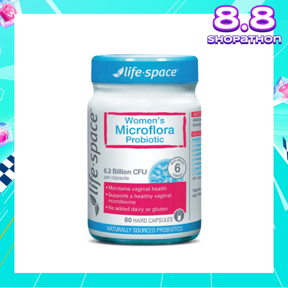 Women's Microflora Probiotic 6.3 Billion CFU Hard Capsule 60s