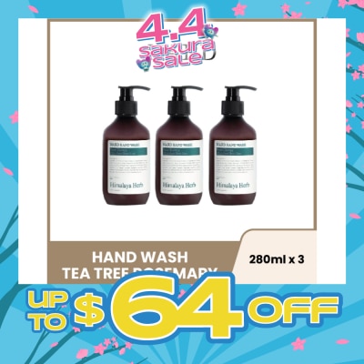 NARD Hand Wash Tea Tree Rosemary 280ml x 3s