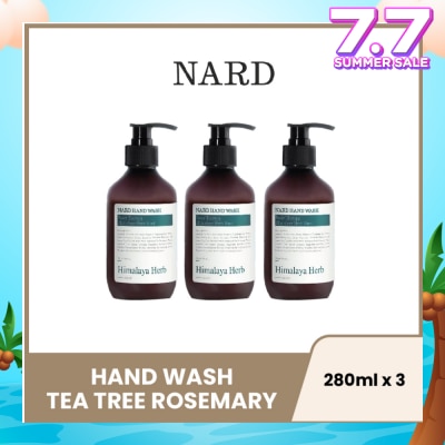 NARD Hand Wash Tea Tree Rosemary 280ml x 3s