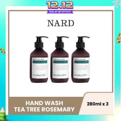 NARD Hand Wash Tea Tree Rosemary 280ml x 3s