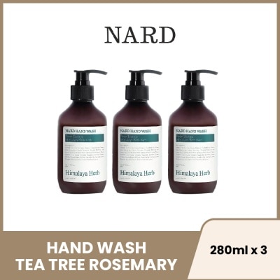 NARD Hand Wash Tea Tree Rosemary 280ml x 3s