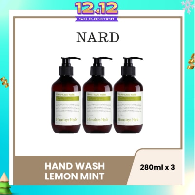 NARD Hand Wash Lemon Mint 280ml x 3s