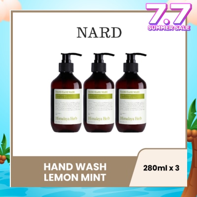 NARD Hand Wash Lemon Mint 280ml x 3s