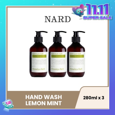 NARD Hand Wash Lemon Mint 280ml x 3s