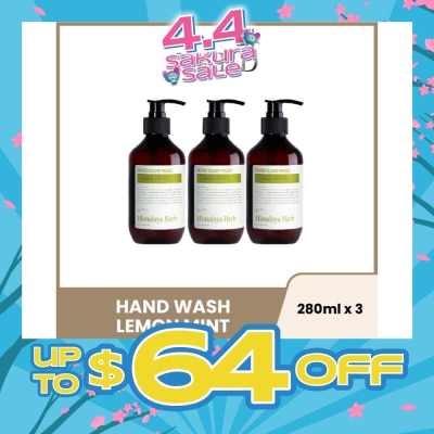 NARD Hand Wash Lemon Mint 280ml x 3s