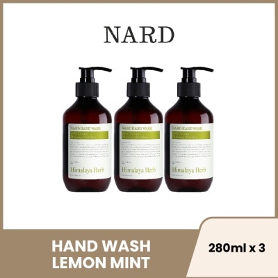 NARD Hand Wash Lemon Mint 280ml x 3s