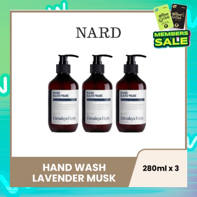 NARD Hand Wash Lavender Musk 280ml x 3s