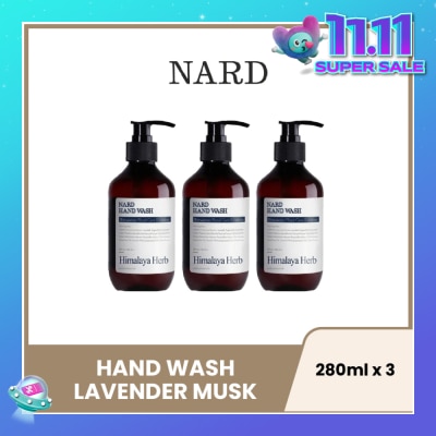 NARD Hand Wash Lavender Musk 280ml x 3s