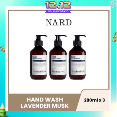 NARD Hand Wash Lavender Musk 280ml x 3s