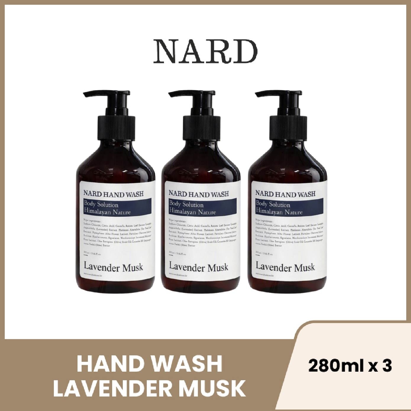 Hand Wash Lavender Musk 280ml x 3s image