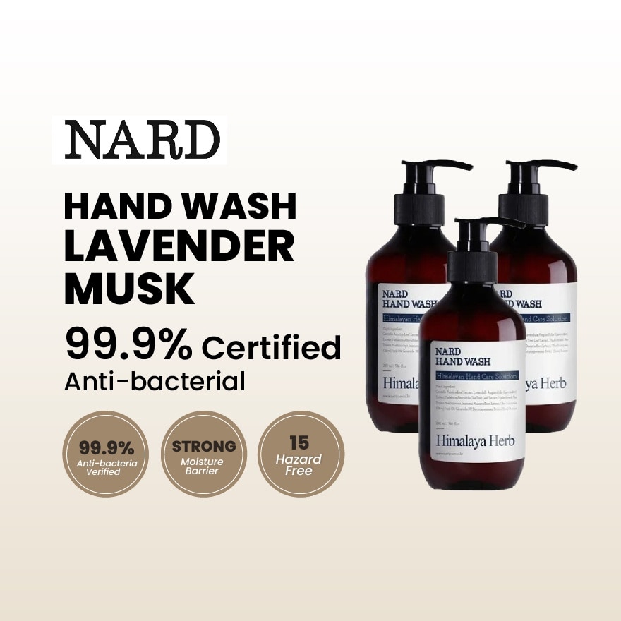 Hand Wash Lavender Musk 280ml x 3s