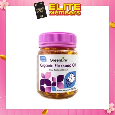 GREENLIFE Organic Flasxeed Oil Softgels 240s