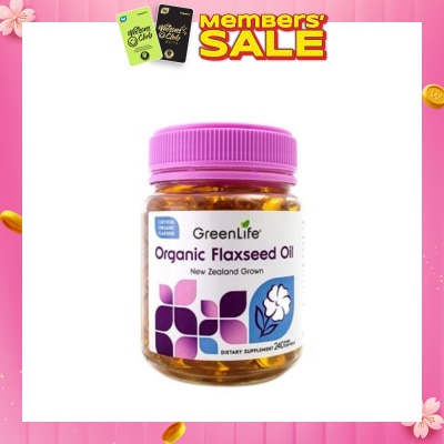 GREENLIFE Organic Flasxeed Oil Softgels 240s