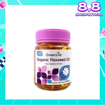 GREENLIFE Organic Flasxeed Oil Softgels 240s