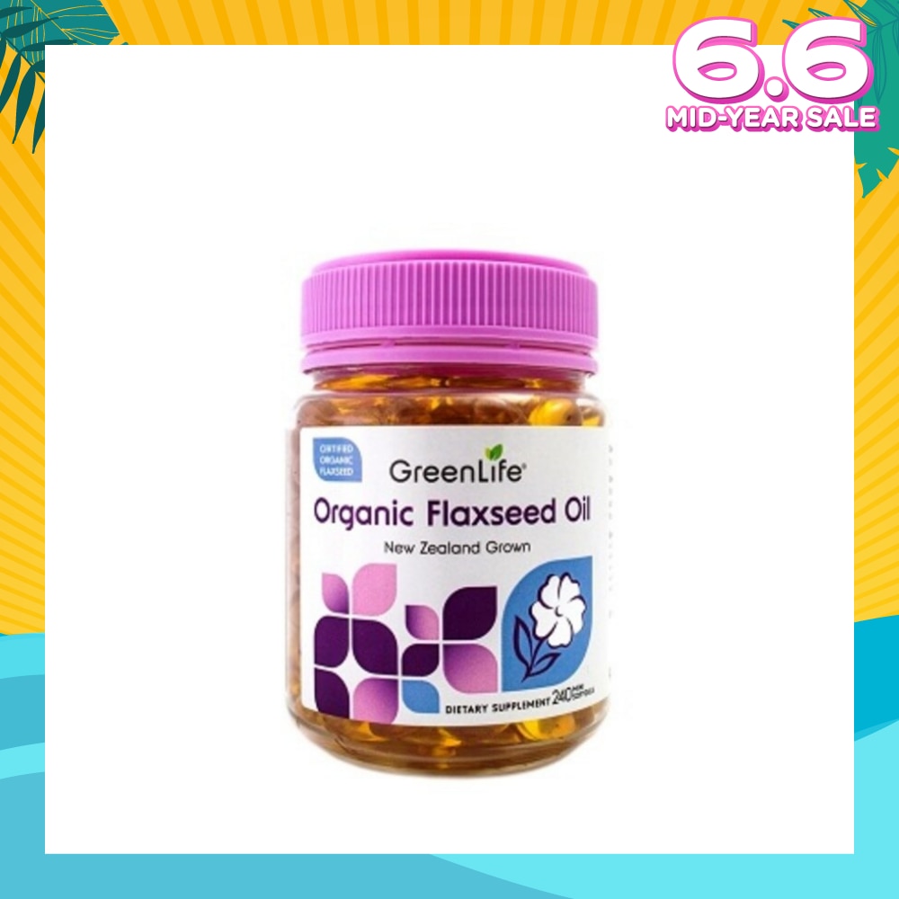 Organic Flasxeed Oil Softgels 240s