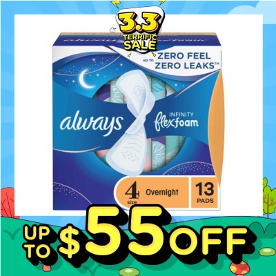 WHISPER Infinity 30cm Overnight Wing 14s