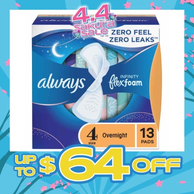 WHISPER - Infinity 30cm Overnight Wing 14s